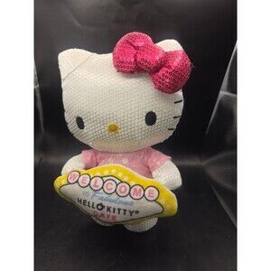 Sanrio Hello Kitty Cafe Shop Las Vegas Nevada Sequin Plush Stuffed Toy  Sparkle